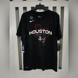 Brand New Nike NBA Houston Rockets City Edition T-Shirt Texas Size Medium Mens